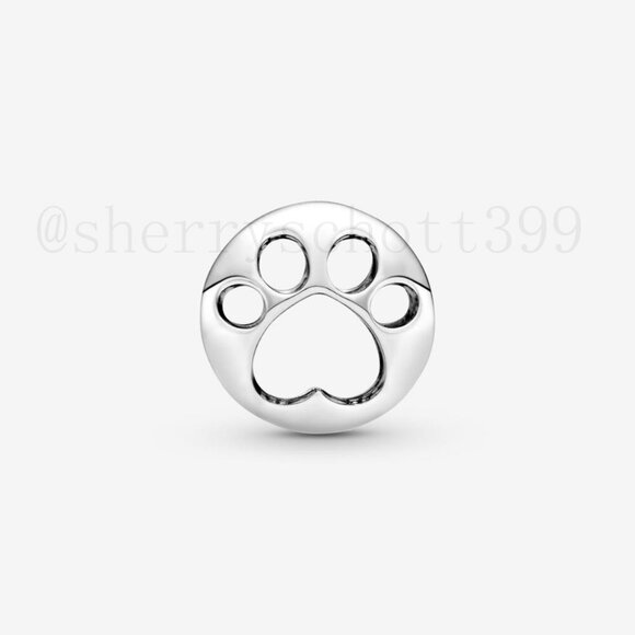 Pandora Openwork Paw Print Charm - Picture 3 of 3